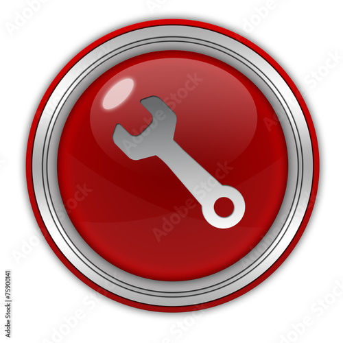 tools circular icon on white background