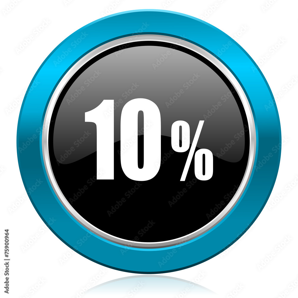 10 percent glossy icon sale sign 10 percent glossy icon sale sign