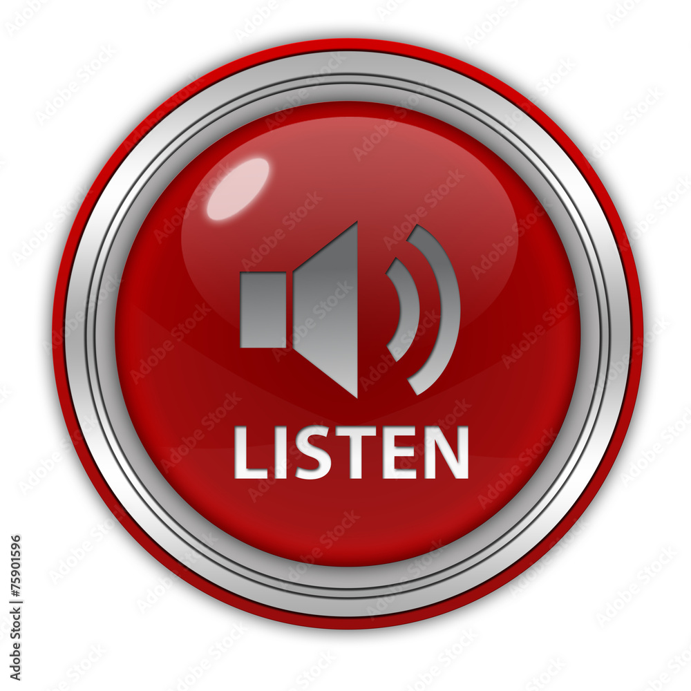 music circular icon on white background music circular icon on white background