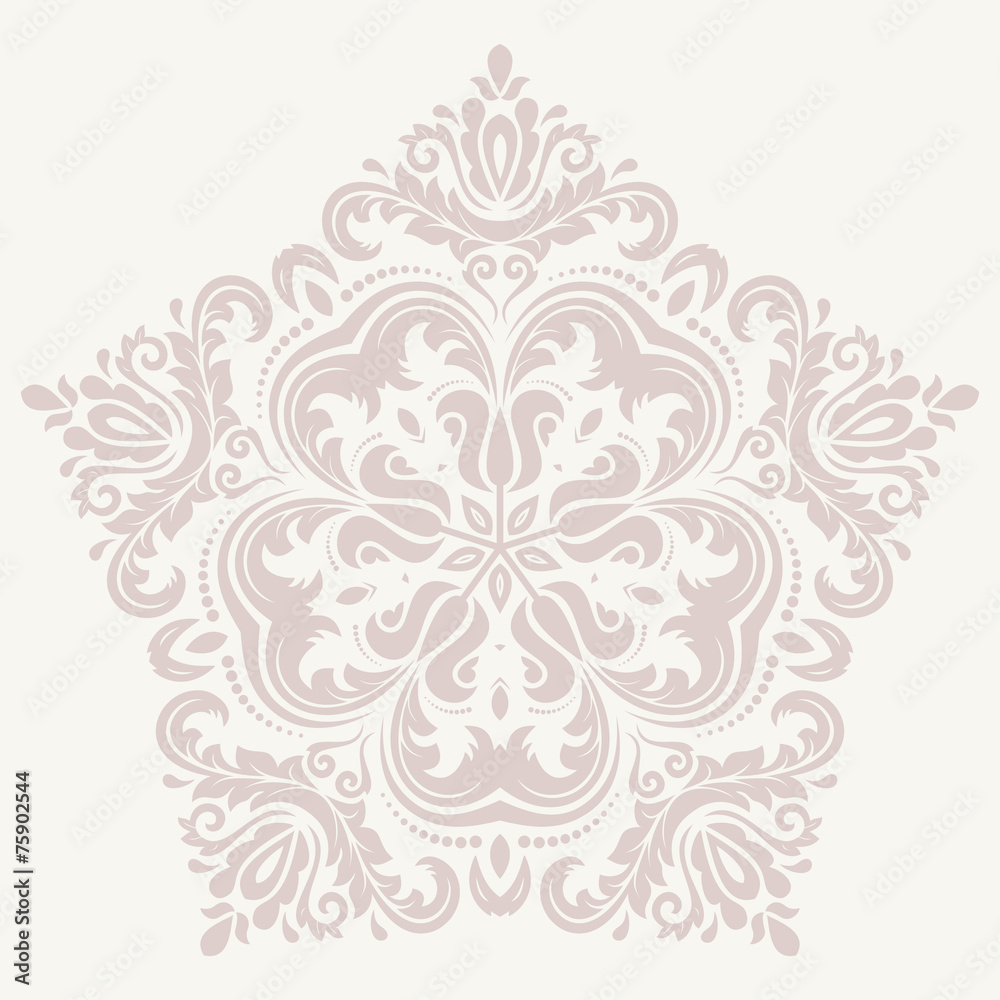 Damask Vector Pattern. Orient Ornament