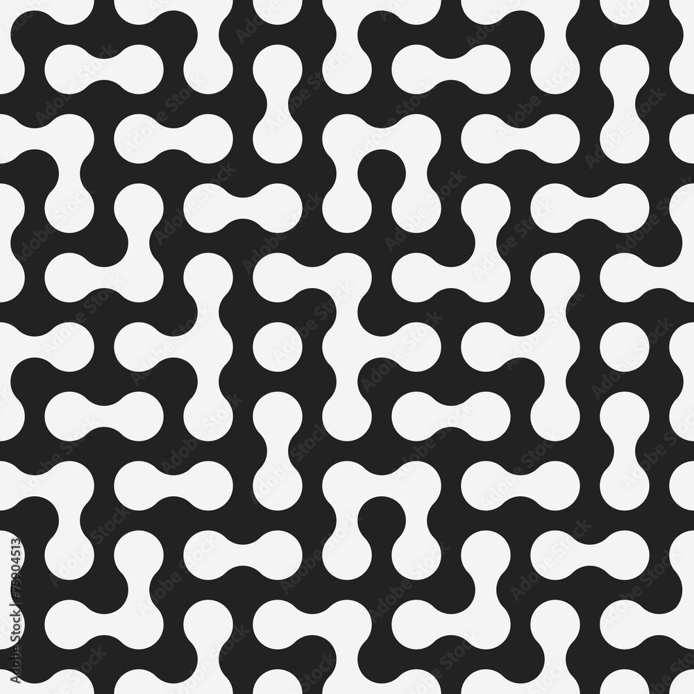 Abstract simple pattern with connected circles Abstract simple pattern with connected circles
