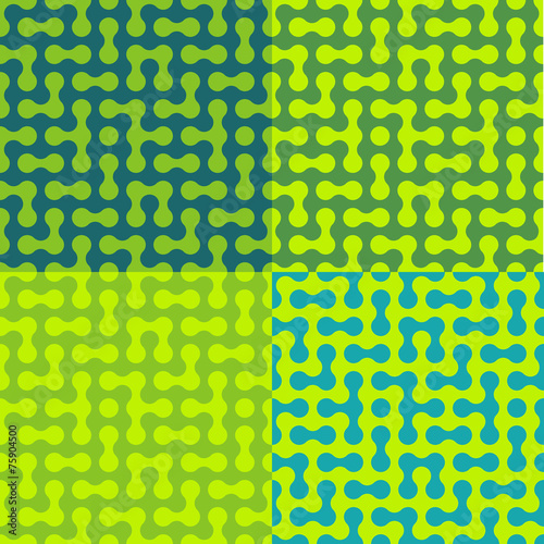 Abstract simple pattern with connected circles