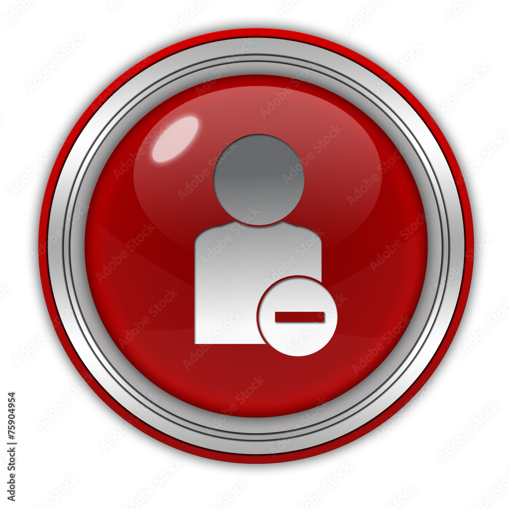 Dislike circular icon on white background Dislike circular icon on white background