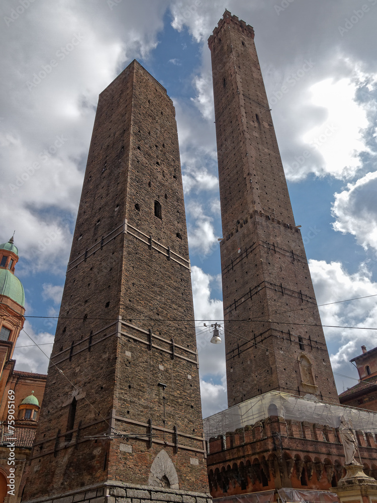 Two towers of Bologna