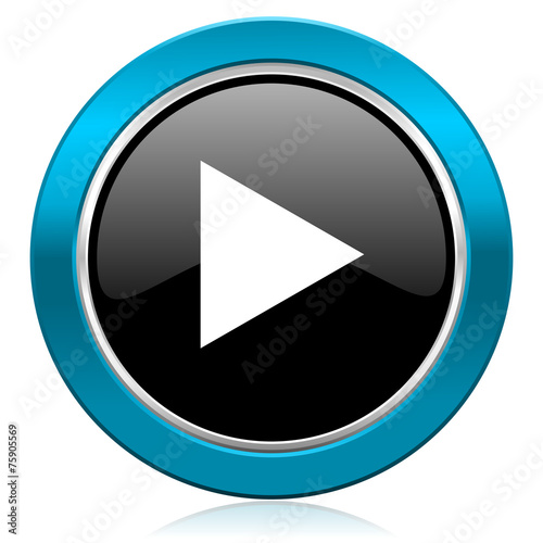 Free Download play glossy icon - GFXLoad