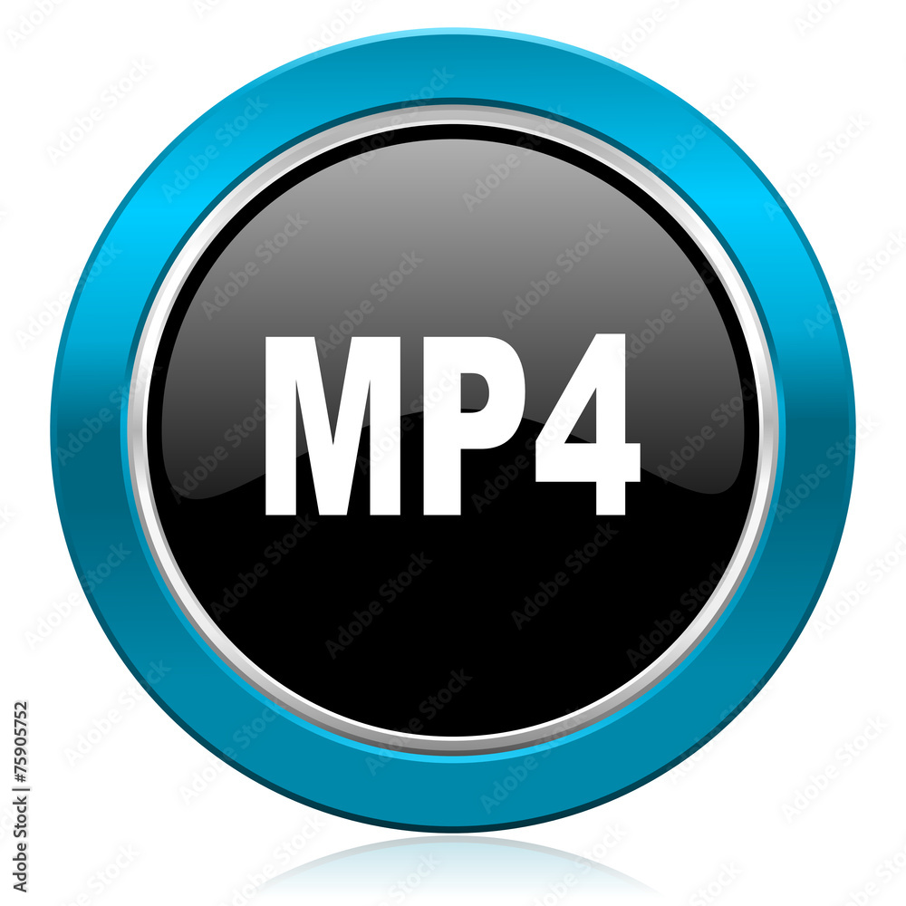 mp4 glossy icon mp4 glossy icon