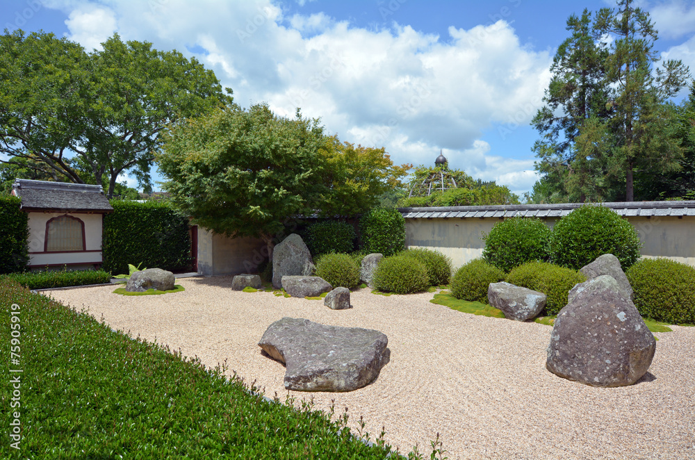 Japanese Garden of Contemplation in Hamilton Gardens - New Zeala
