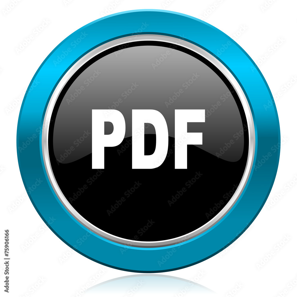 pdf glossy icon