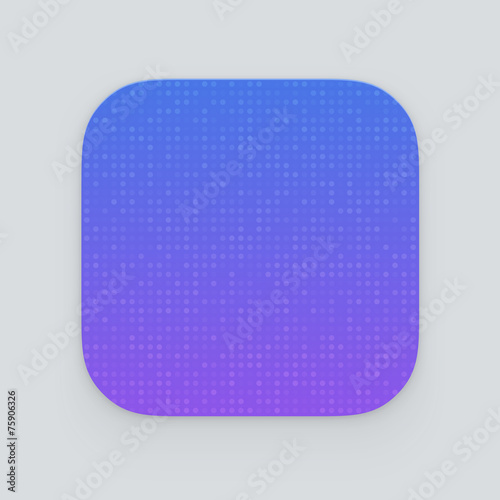 Colorful app icon. Vector template