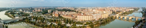 Aerial view of Zaragoza © Matyas Rehak