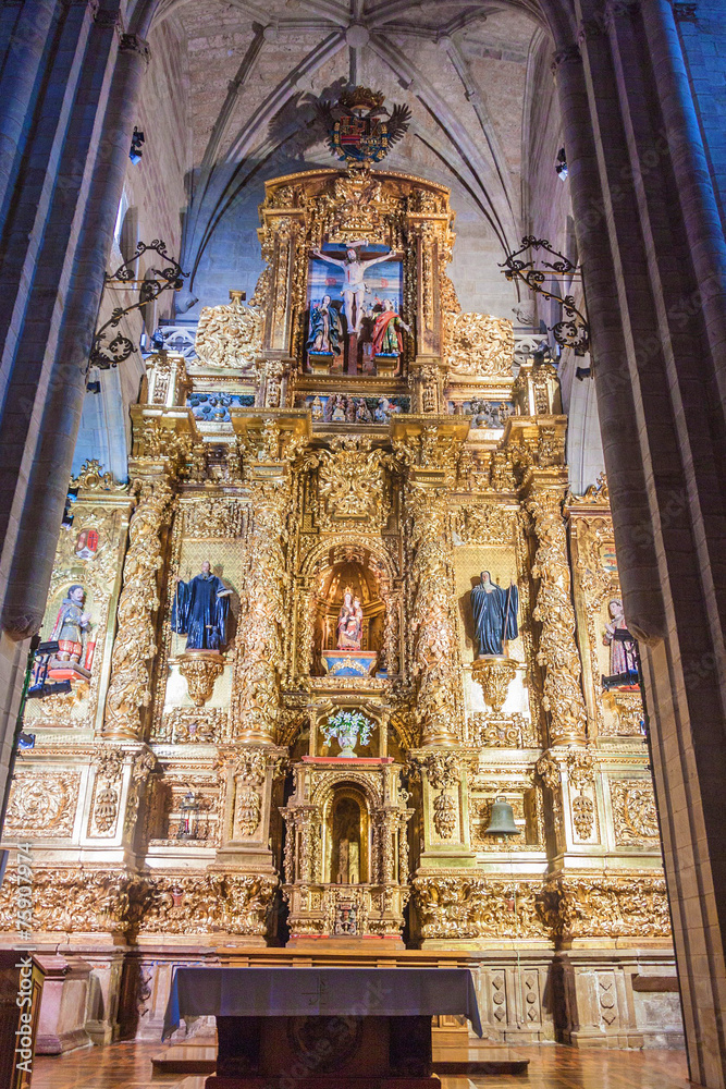 Altar in a monastery Santa Maria la Real