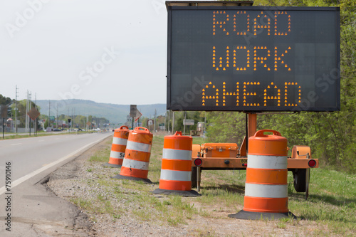 Road Work Ahead