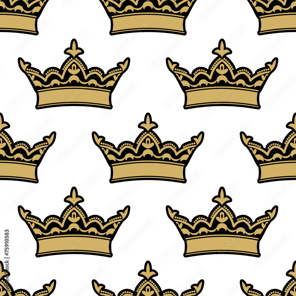 Royal heraldic seamless pattern Royal heraldic seamless pattern
