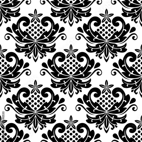 Classic damask seamless pattern