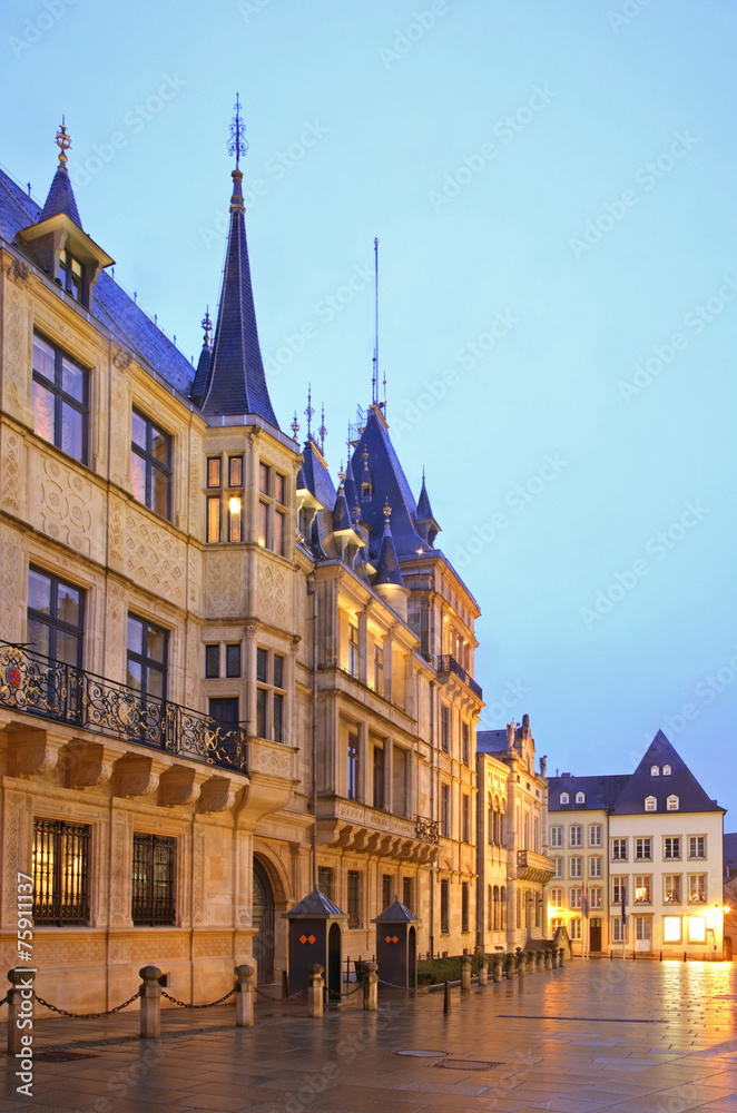 Grand Ducal Palace in Luxembourg city