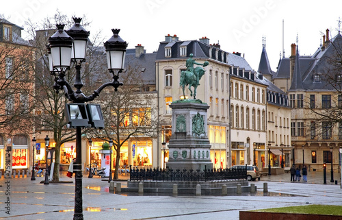 Place Guillaume II in Luxembourg city