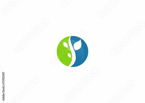 botany vector logo