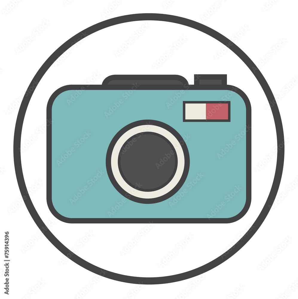Digital Camera Images Media Photo Album Vector Concept