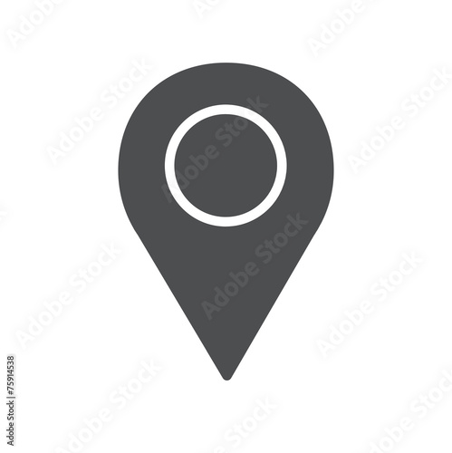 Check in Location Direction Place Icon Vector Concept