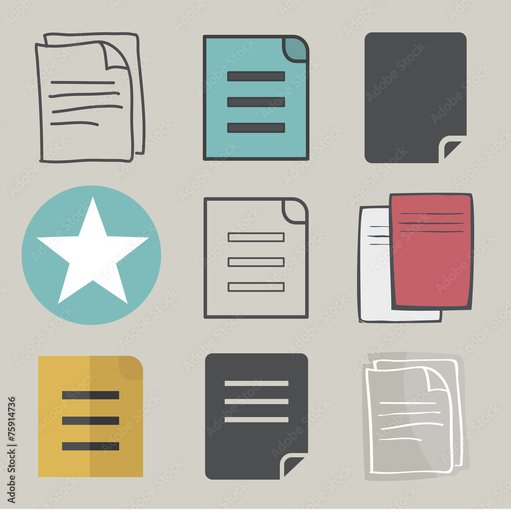 Files Documents Storage Data Information Vector Concept Files Documents Storage Data Information Vector Concept
