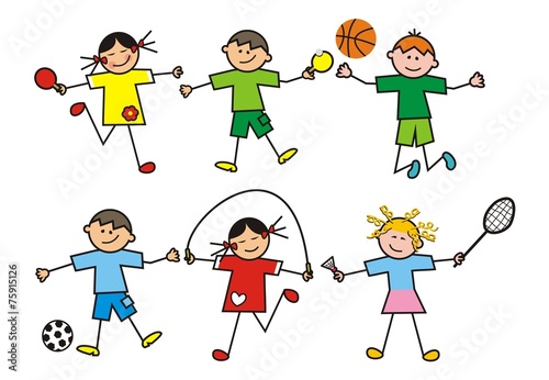 children, group