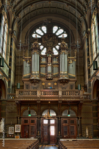 Basilica of Saint Nicolas, pipe organ, in Amsterdam.   © jenslphotography