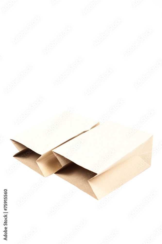 Two brown paper bag Two brown paper bag