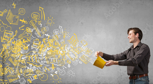 Cuadro en lienzo Creative sandbox