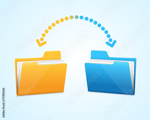 Moving documents between two folders