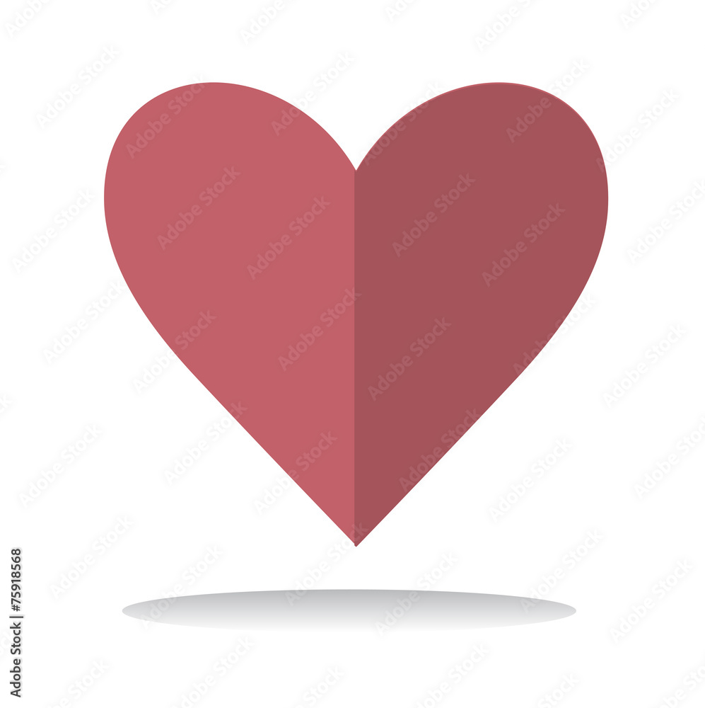 Heart Love Passion Friendship Family Icon Vector Concept Heart Love Passion Friendship Family Icon Vector Concept