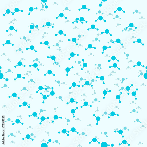 Water molecules seamless lab background