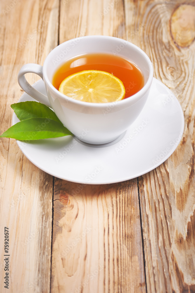 Cup of tea with lemon Cup of tea with lemon