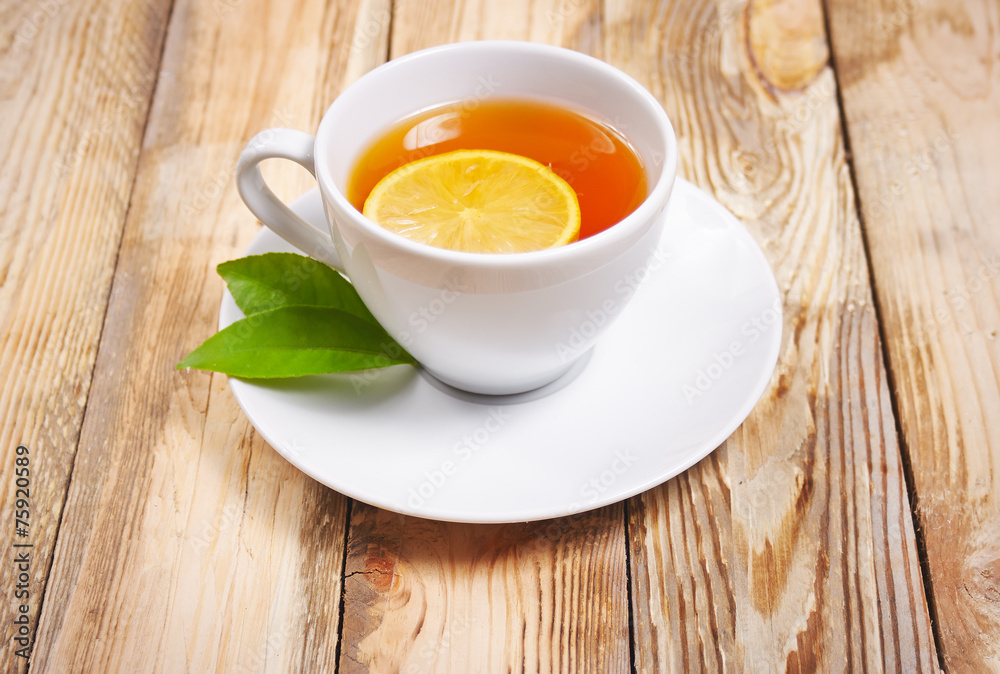 Cup of tea with lemon Cup of tea with lemon