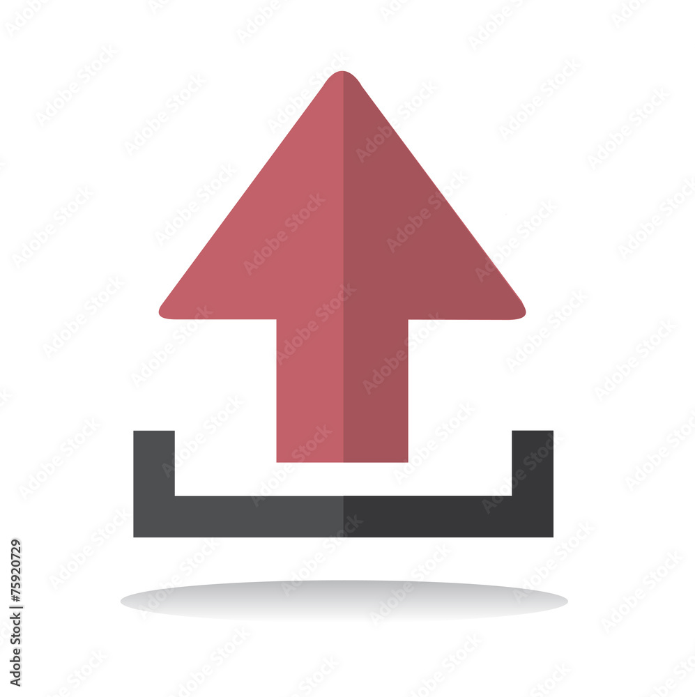 Upload Uploading Sharing Online Internet Icon Vector Concept Upload Uploading Sharing Online Internet Icon Vector Concept