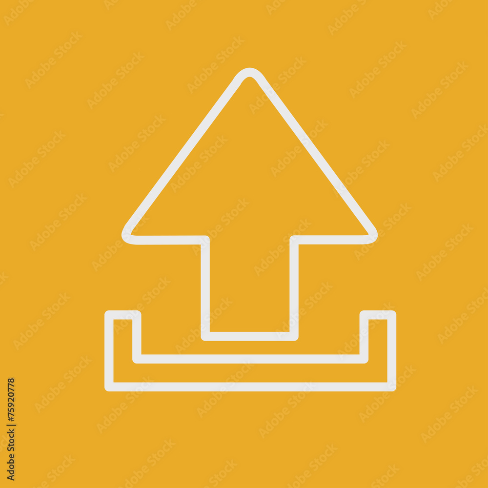 Upload Uploading Sharing Online Internet Icon Vector Concept Upload Uploading Sharing Online Internet Icon Vector Concept