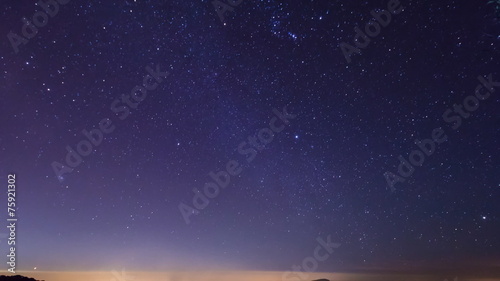 Time Lapse Geminid Meteor Shower And Milky Way