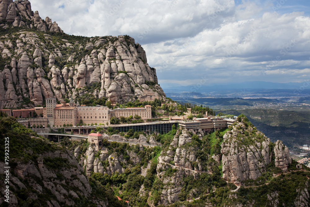 Montserrat Monastery and Mountain in Catalonia