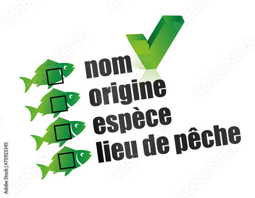 étiquette poisson : traçabilité
