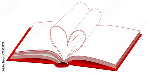 Buch als Herz