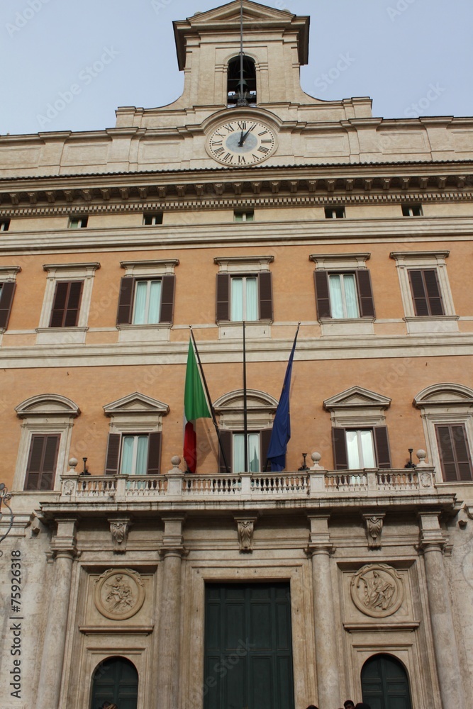 Montecitorio Palace, Rome, Italy