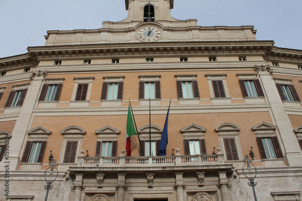 Fototapeta premium Montecitorio Palace, Rome, Italy