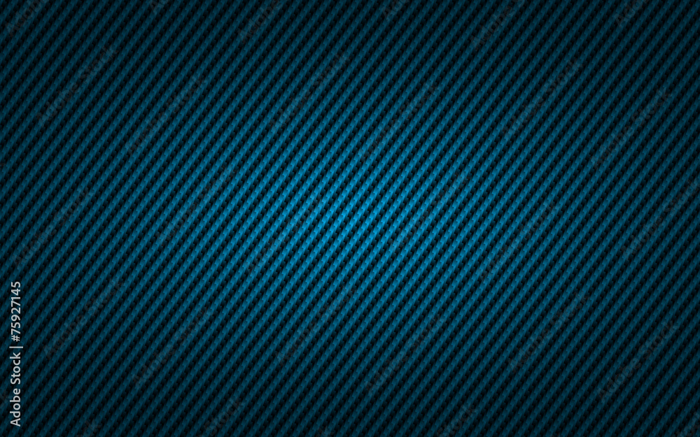 Biseau carbone bleu