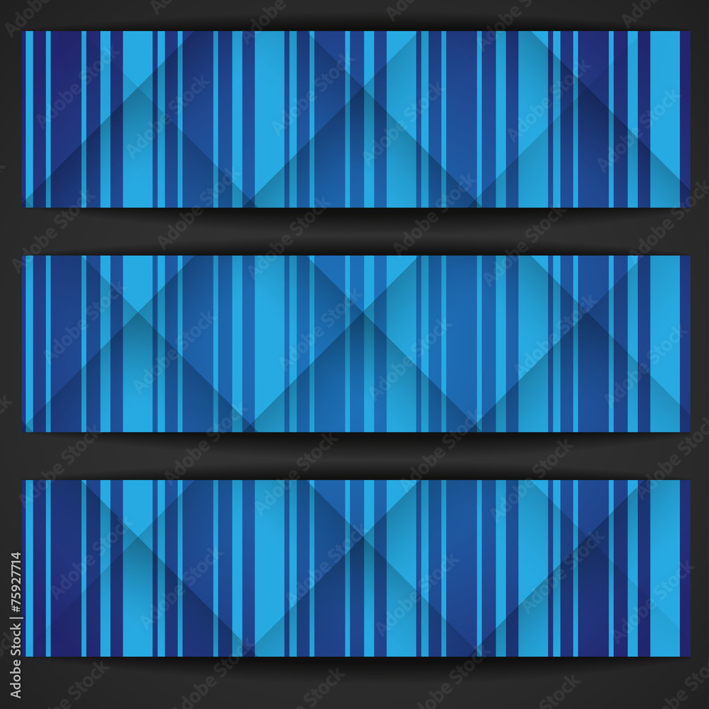 Obraz premium Abstract Blue Stripe Background