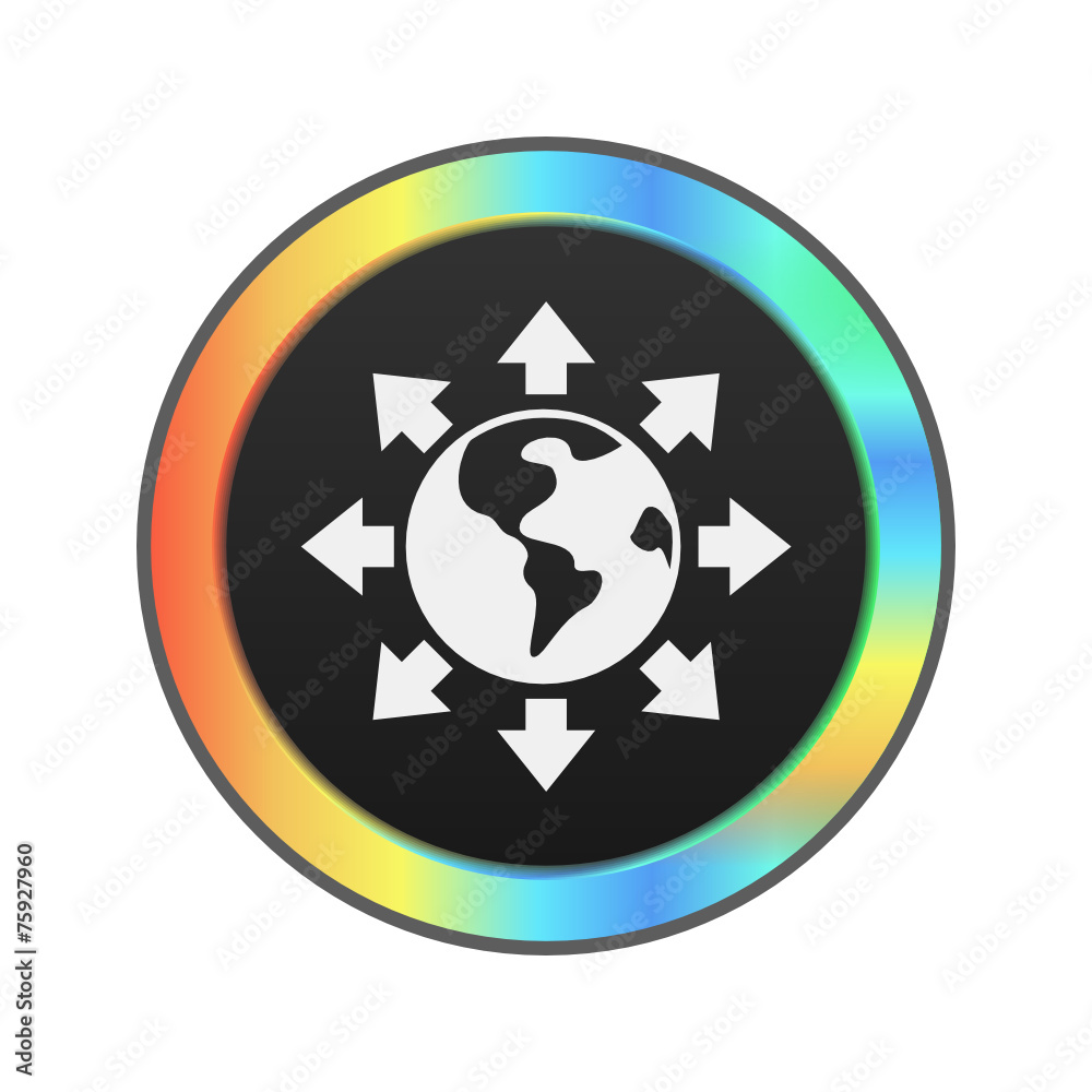 Colorful Web Icon Colorful Web Icon