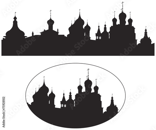 Rostov Kremlin Churches Russian Landmark