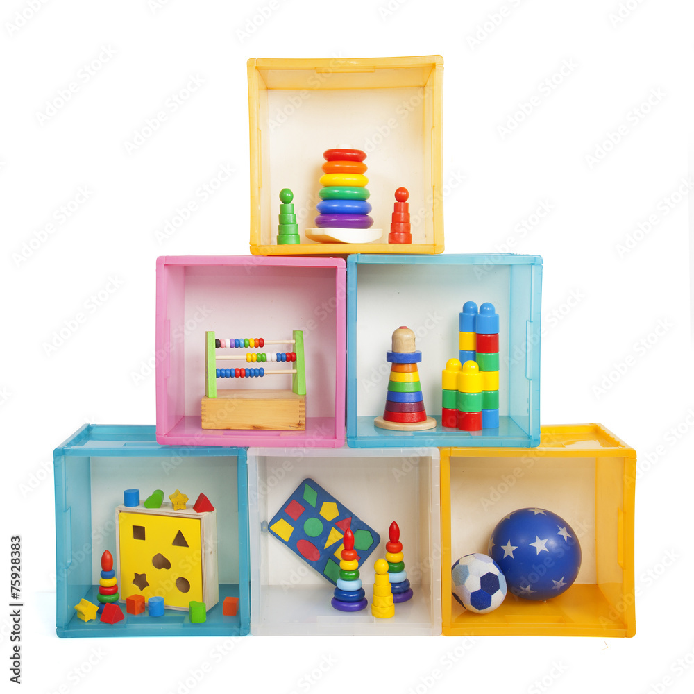 boxes with toys boxes with toys
