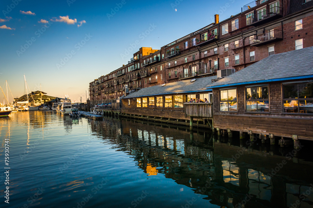 A wharf in Boston, Massachusetts.