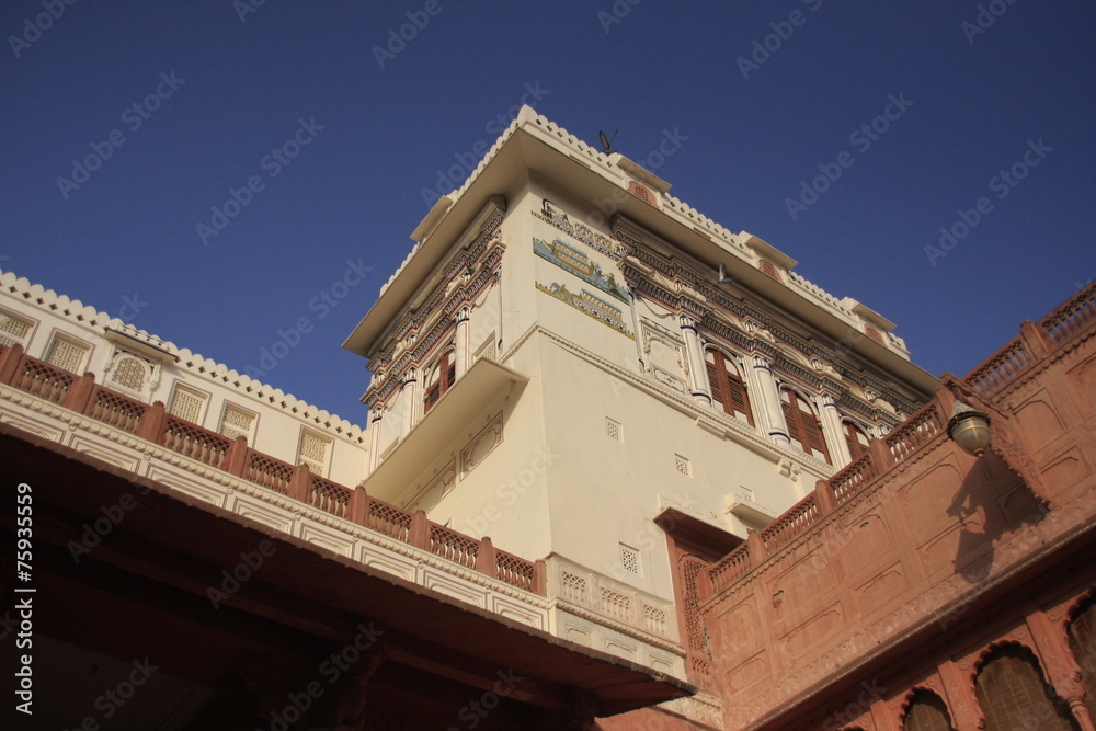 détail d'architecture du fort de Bikaner