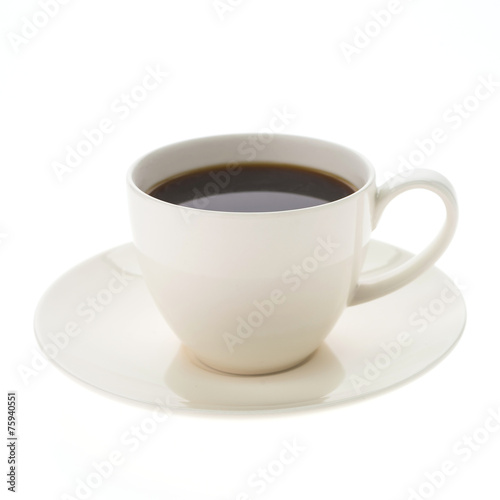 Black coffee cup