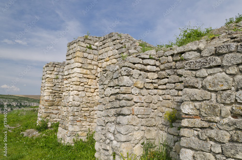 Ancient ruins of a medieval fortress Ancient ruins of a medieval fortress